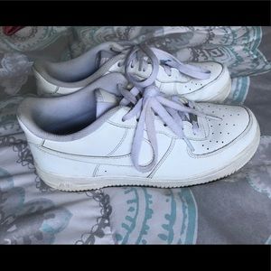 White air force ones